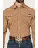 Image #2 - Cinch Men's Solid Arenaflex Long Sleeve Snap Western Performance Shirt, Brown, hi-res