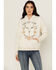 Image #1 - Idyllwind Women's Country Club Graphic Hoodie, Oatmeal, hi-res