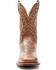 Image #4 - Dan Post Men's Dark Brown Western Performance Boots - Broad Square Toe, Dark Brown, hi-res