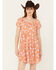 Image #1 - Sade & Sage Women's With Love Floral Mini Dress, Coral, hi-res