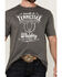 Image #3 - Cowboy Hardware Men's Boot Barn Exclusive Tennessee Whiskey Short Sleeve Graphic T-Shirt, Charcoal, hi-res