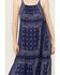 Image #3 - Beyond The Radar Women's Bandana Print Midi Dress, Navy, hi-res