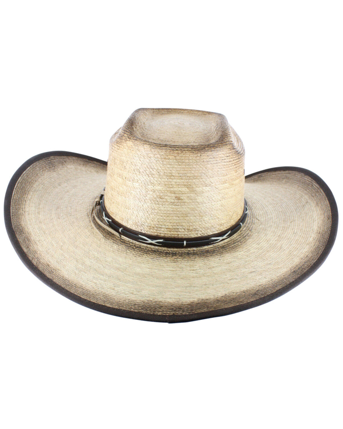 Image #3 - Cody James&reg; Men's Palm Leaf Cowboy Hat, Natural, hi-res