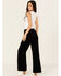 Image #3 - Dear John Women's Fiona High Rise Wide Leg Corduroy Jeans, Black, hi-res