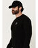 Image #3 - Troll Co Men's Twisting Wrenches Long Sleeve Graphic T-Shirt , Black, hi-res