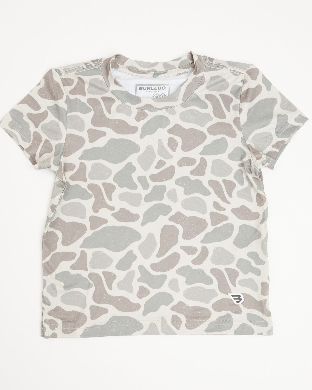 Burlebo Toddler Boys' Deer Camo Print Short Sleeve Performance T-Shirt, Camouflage, hi-res