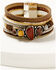 Image #2 - Shyanne Women's Desert Rose Antique Magnetic Snap Cuff Bracelet , Gold, hi-res