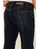 Image #3 - Rock & Roll Denim Girls' Dark Front Seamed Twill Trousers, Blue, hi-res