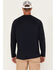 Image #4 - Carhartt Men's Force Relaxed Midweight Long Sleeve Pocket T-Shirt , Navy, hi-res