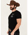 Image #3 - Cowboy Hardware Men's Ride It Like You Stole It Short Sleeve Graphic T-Shirt, Black, hi-res