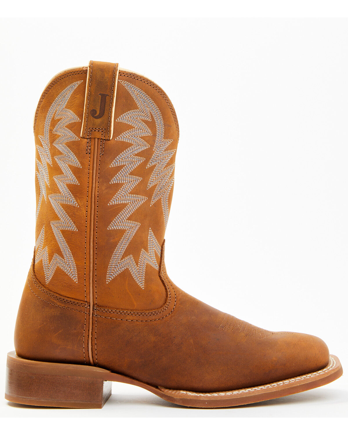 Image #2 - Justin Men's Frontier War Dog Performance Western Boots - Broad Square Toe, Tan, hi-res