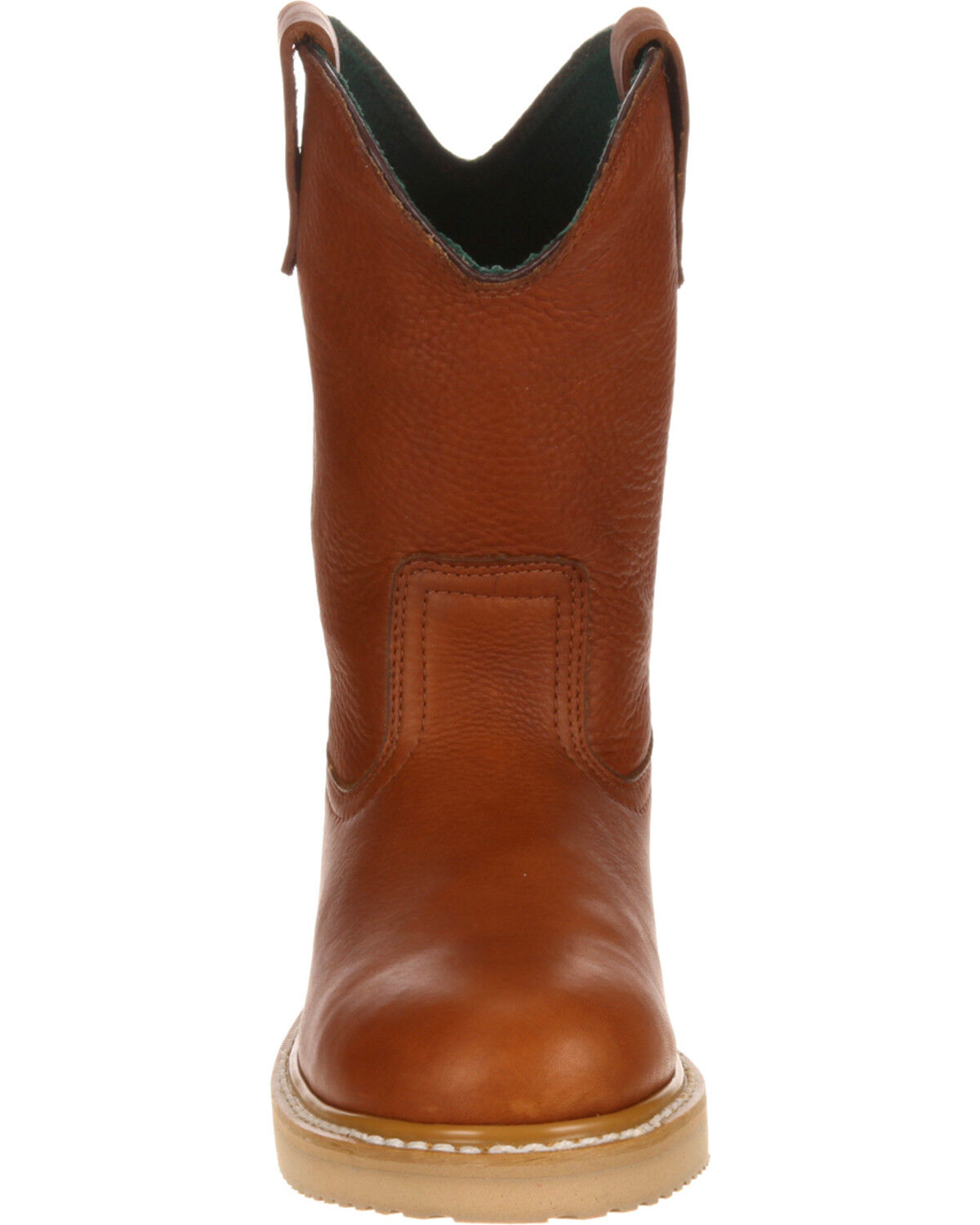 Image #10 - Georgia Boot Men's Wellington Barracuda Work Boots - Steel Toe, Brown, hi-res