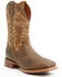 Image #1 - Dan Post Men's Morris Performance Western Boots - Broad Square Toe, Tan, hi-res