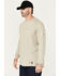 Image #4 - Ariat Men's FR Air True Grit Long Sleeve Work T-Shirt, Grey, hi-res