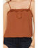 Image #4 - Idyllwind Women's Sage Satin Lace Cami, Caramel, hi-res
