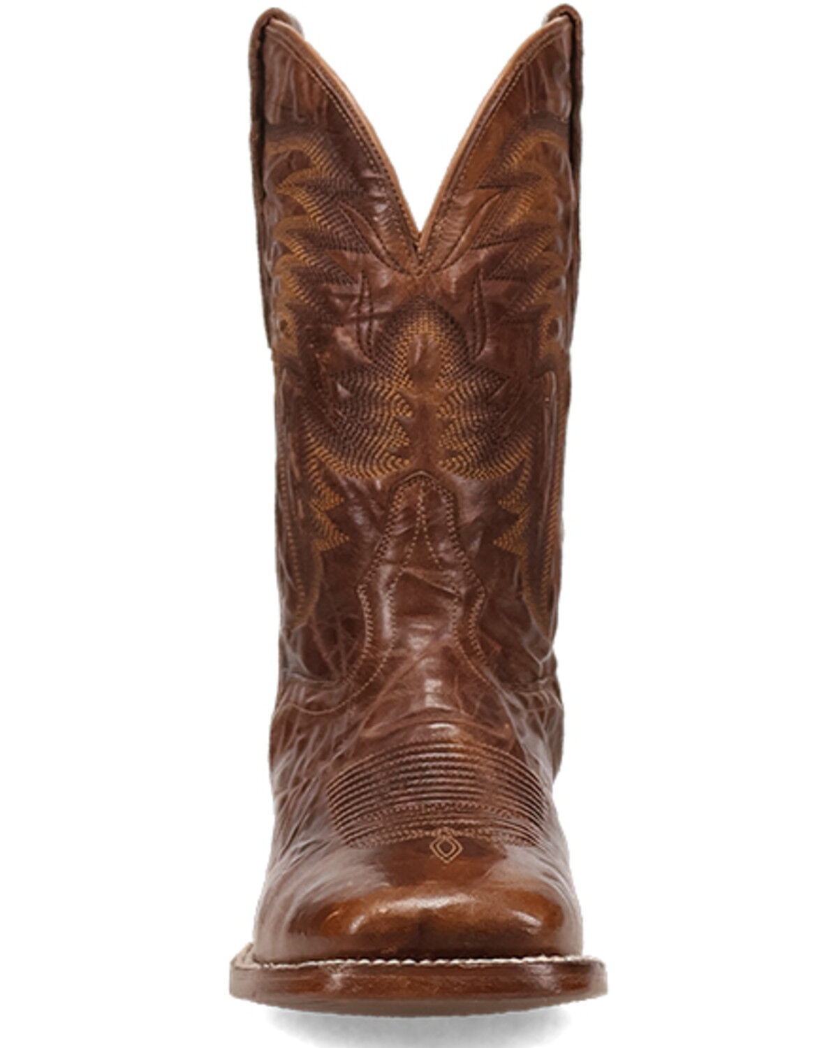 Image #4 - El Dorado Men's Crunch Western Boots - Broad Square Toe, Rust Copper, hi-res