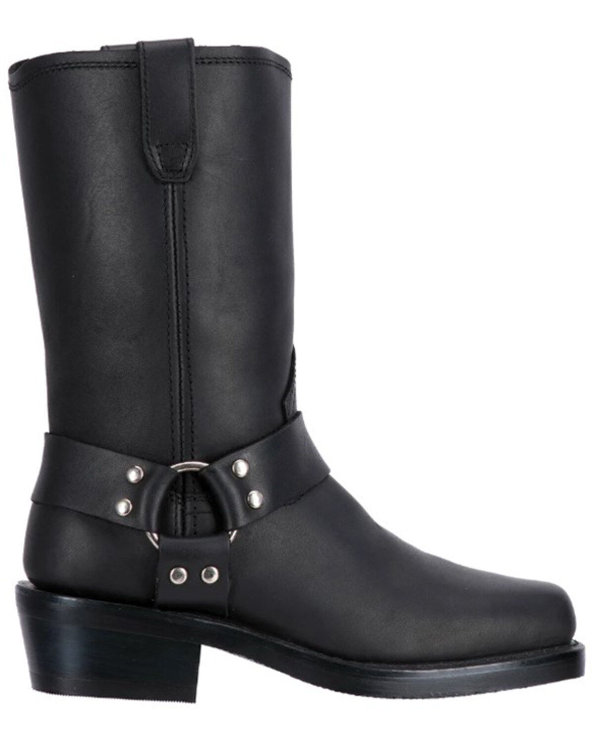 Image #2 - Dingo Women's Molly Harness Boots - Square Toe, Black, hi-res