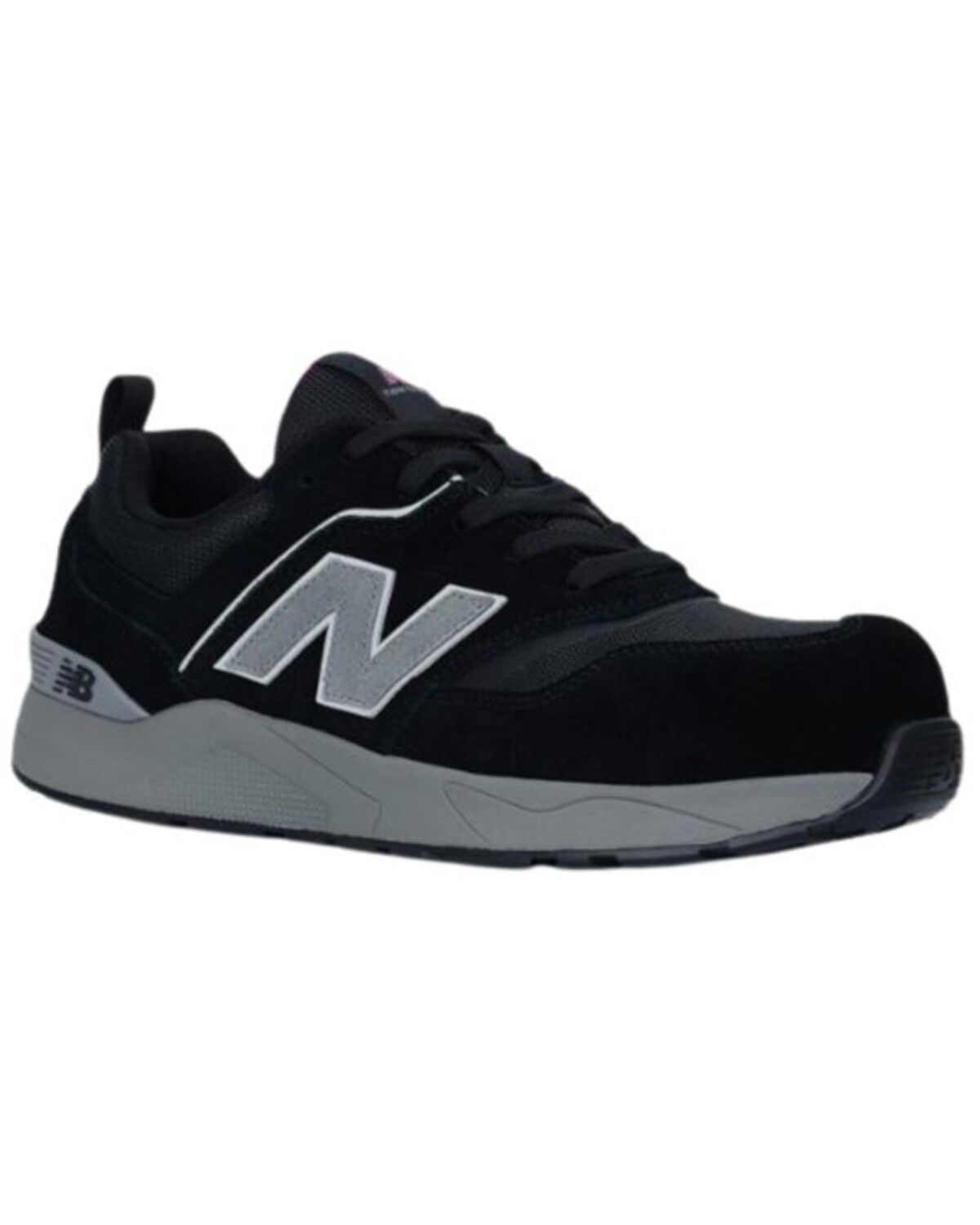 New Balance Women's Elite Lite Work Shoes - Composite Toe, Black/red, hi-res