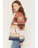 Image #2 - Idyllwind Women's Stallion Southwestern Print Sherpa Button-Down Shacket, Sienna, hi-res
