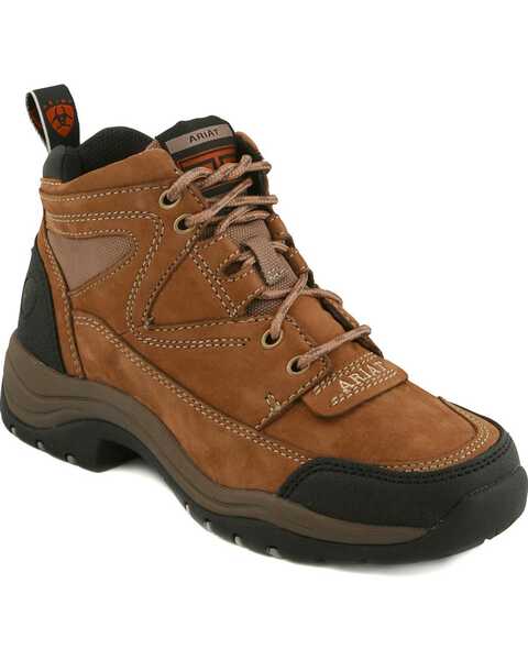 Image #1 - Ariat Women's Terrain Hiking Boots - Round Toe, Taupe, hi-res