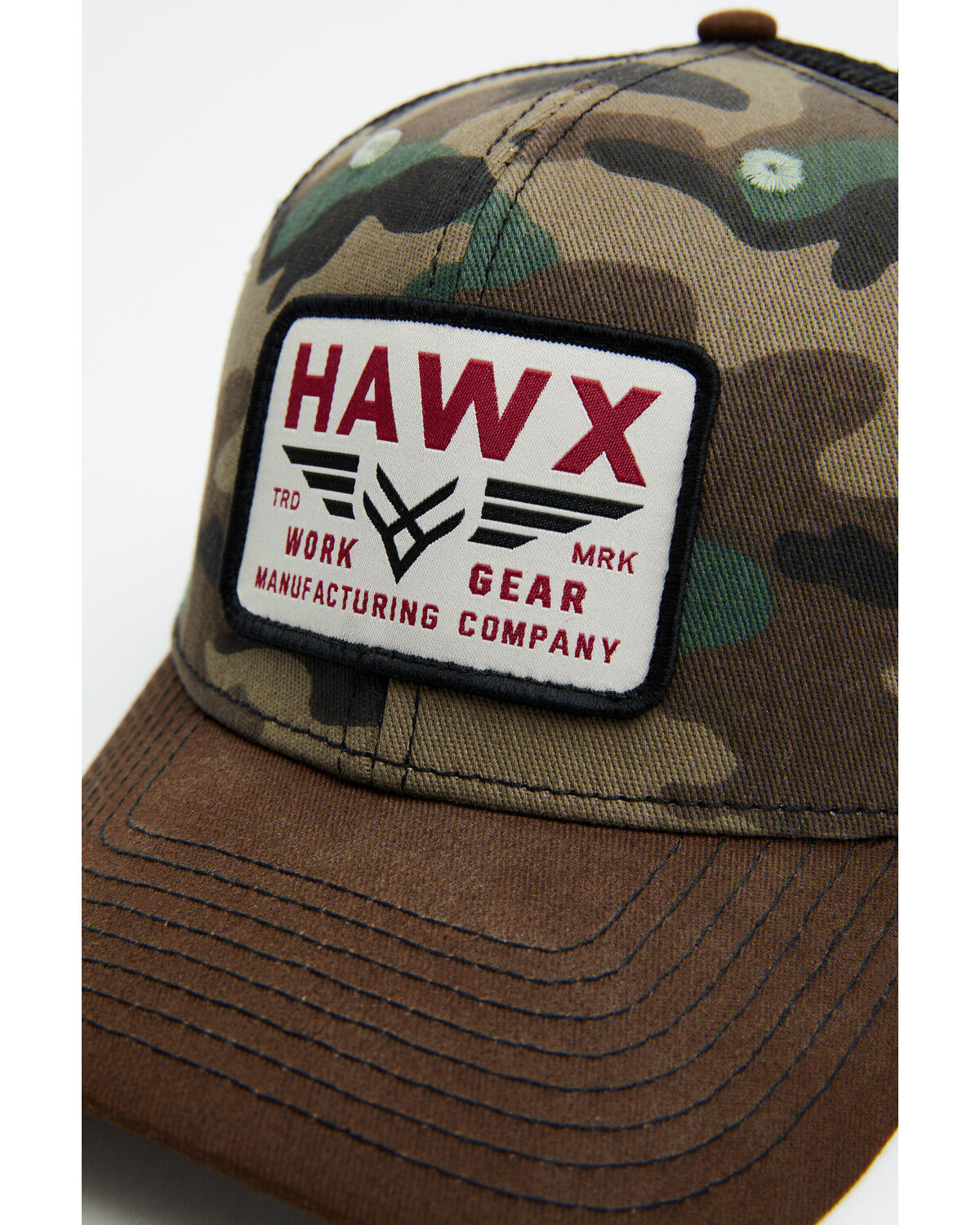 Image #2 - Hawx Men's Camo Print Recreation Logo Patch Ball Cap, Camouflage, hi-res