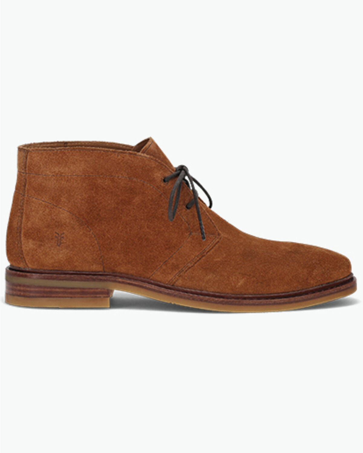 Image #2 - Frye Men's Paul Chukka Casual Boots - Round Toe, Bark, hi-res