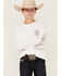 Image #1 - Cody James Boys' Western Spirit Long Sleeve Graphic T-Shirt , White, hi-res