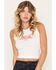 Image #1 - Los Sundays Women's Nash Loves Tequila Graphic Tank, White, hi-res