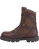 Image #8 - Georgia Men's Homeland Steel Toe Waterproof Work Boots, Brown, hi-res
