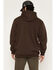 Image #4 - Carhartt Men's Logo Graphic Hooded Work Sweatshirt, Brown, hi-res