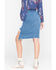 Image #3 - Sage the Label Women's Denim Penelope Skirt, Indigo, hi-res