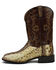 Image #3 - Dan Post Men's Karung Snake Brown Exotic Western Boots - Broad Square Toe, Brown, hi-res