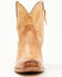 Image #4 - Cleo + Wolf Women's Fern Western Booties - Square Toe , Tan, hi-res