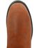 Image #6 - Justin Men's Cargo Brown Pull-On Work Boots - Soft Toe, Bark, hi-res