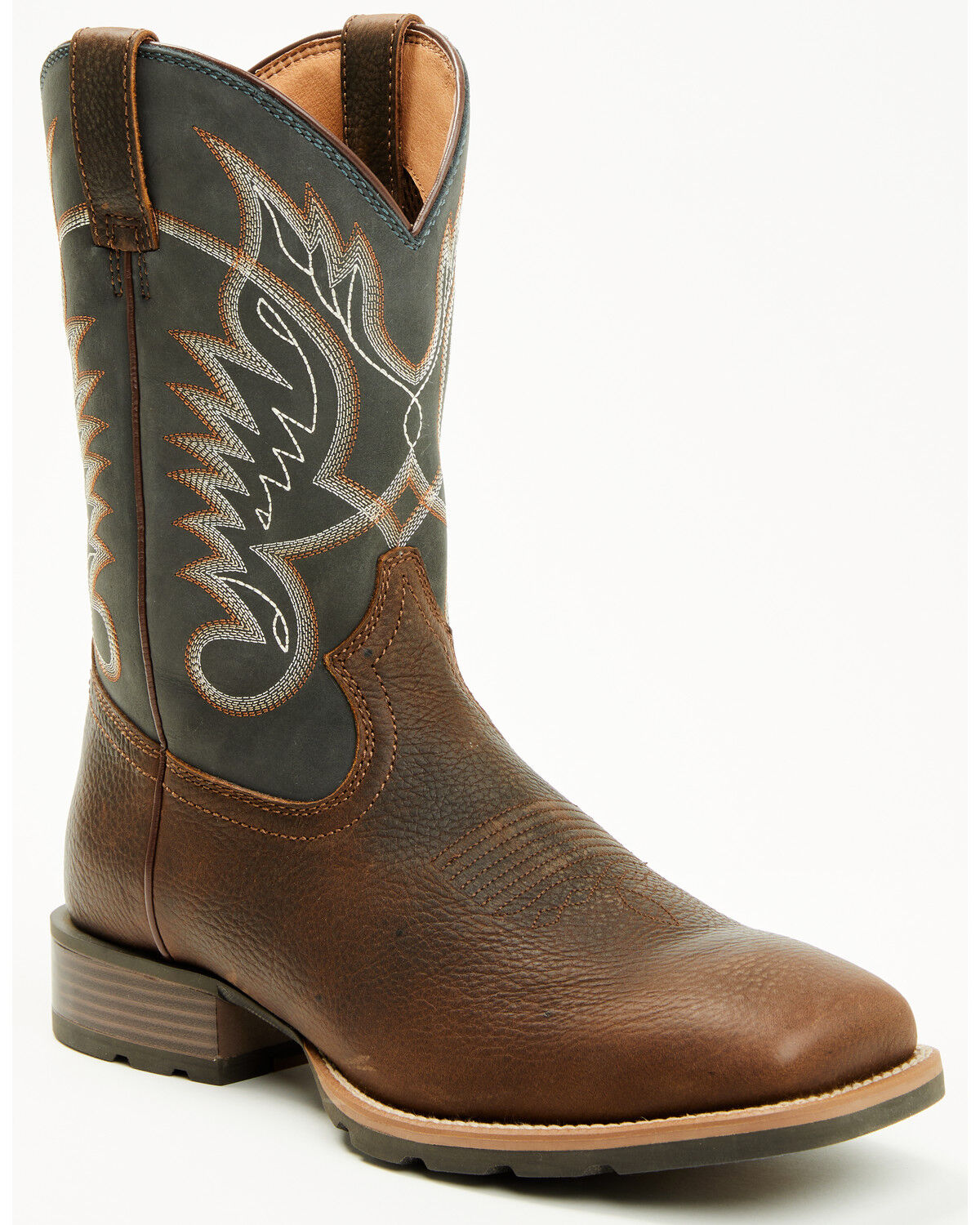 Cody James Men's Ranger Performance Western Boots - Broad Square Toe, Blue, hi-res