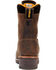 Image #7 - Carolina Men's 8" Crazy Horse Waterproof Lace-to-Toe Logger Boots - Soft Toe, Brown, hi-res