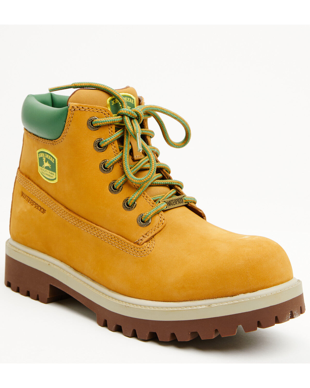 Skechers X John Deere Men's Sergeants Dozer Boots - Round Toe, Tan, hi-res