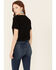 Image #4 - Paramount Network&rsquo;s Yellowstone Women's Dutton Ranch Graphic Short Sleeve Tee, Black, hi-res