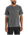 Image #1 - Carhartt Men's Relaxed Fit Lightweight Short Sleeve Graphic T-Shirt, Dark Grey, hi-res