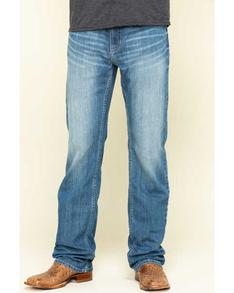 Image #2 - Cody James Men's Clovehitch Stackable Light Wash Stretch Regular Straight Jeans , Blue, hi-res