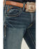 Image #3 - Ariat Men's M5 Gulch Medium Wash Low Rise Straight Denim Jeans, Med Wash, hi-res