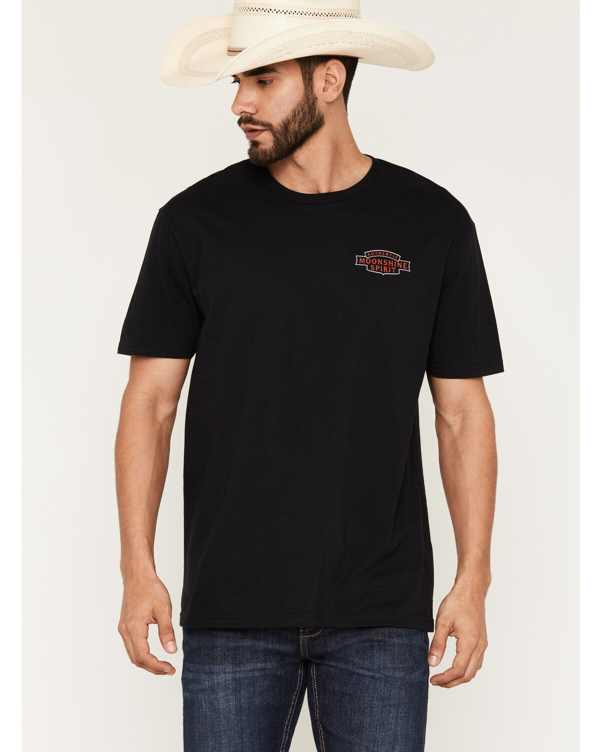 Image #2 - Moonshine Spirit&reg; Men's Eagle Icon Short Sleeve Graphic T-Shirt, Black, hi-res