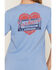 Image #4 - Carhartt Women's Irvine Relaxed Heritage Short Sleeve Graphic Tee, Blue, hi-res