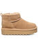 Image #2 - Bearpaw Girls' Retro Shorty Casual Boots - Round Toe, Brown, hi-res