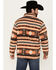 Image #4 - Cinch Men's Southwestern Print 1/4 Snap Pullover, , hi-res