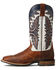 Image #2 - Ariat Men's Bushrider Full-Grain Western Performance Boot - Broad Square Toe, Brown, hi-res