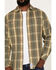 Image #3 - Resistol Men's Boulder Large Plaid Button Down Western Shirt , Sage, hi-res