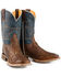 Image #1 - Tin Haul Men's Guitar Man Western Boots - Broad Square Toe, Brown, hi-res