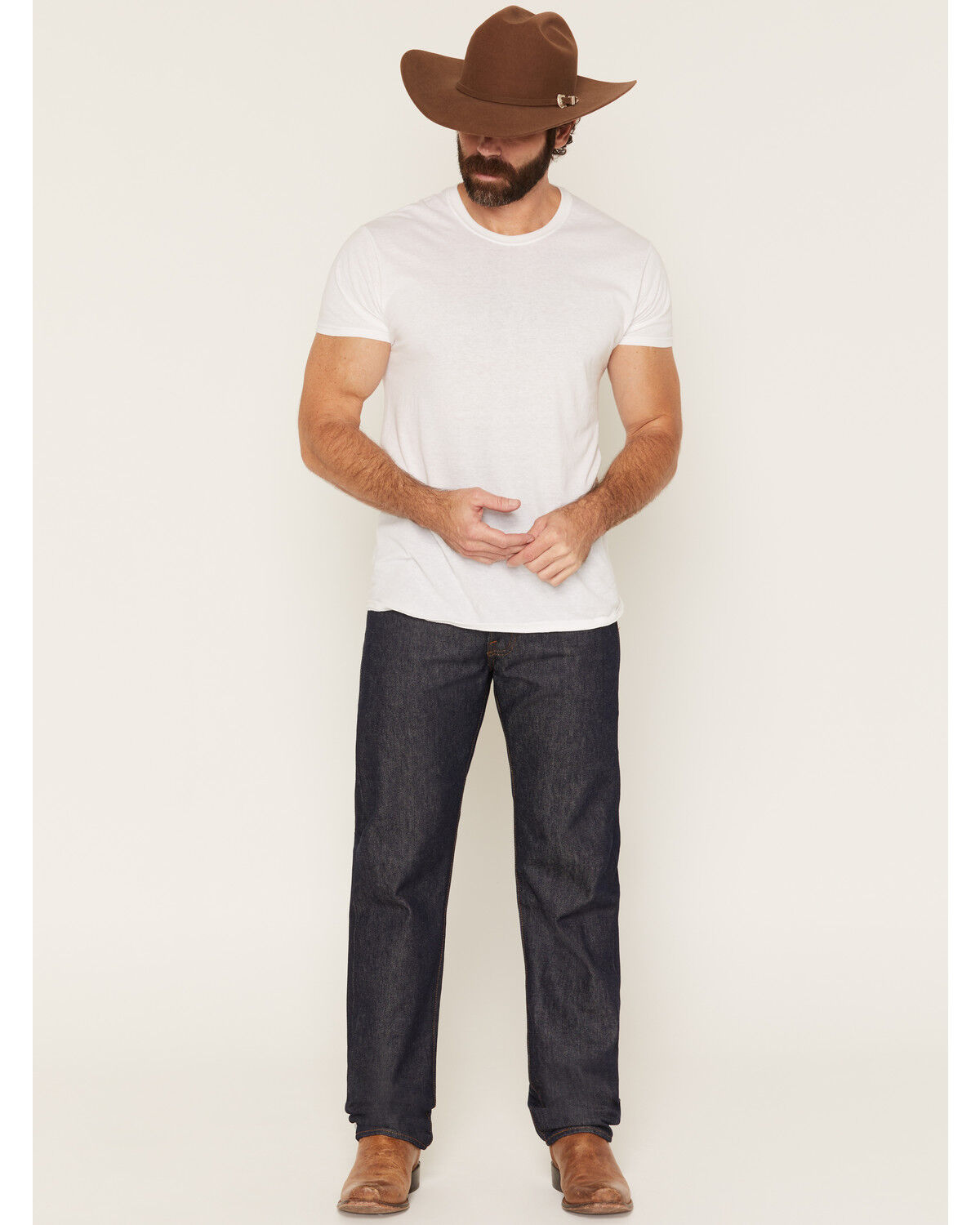 Levi's Men's 501 Original Shrink-to-Fit Regular Straight Leg Jeans, Indigo, hi-res