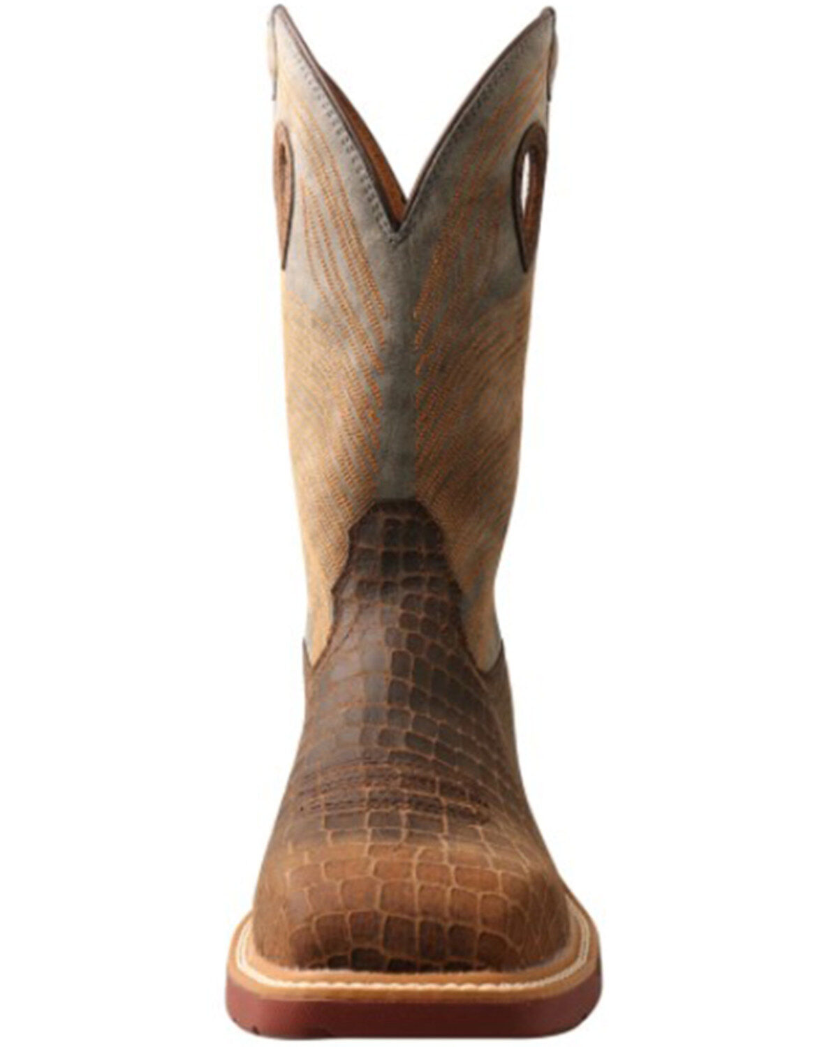 Image #4 - Twisted X Men's Camian Print Work Boots - Nano Composite Toe, Tan, hi-res